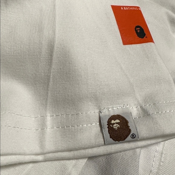 Bape X Heron Preston White T-Shirt New - Picture 4 of 7